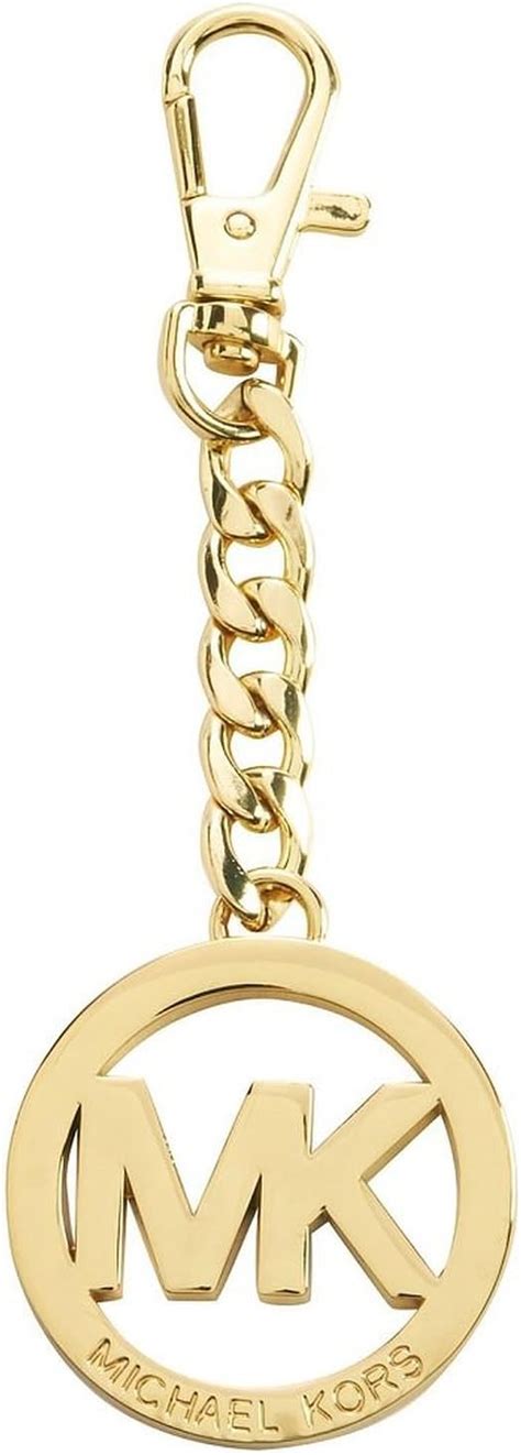 Michael Kors Signature MK Key Fob Keychain Hanging Charm 